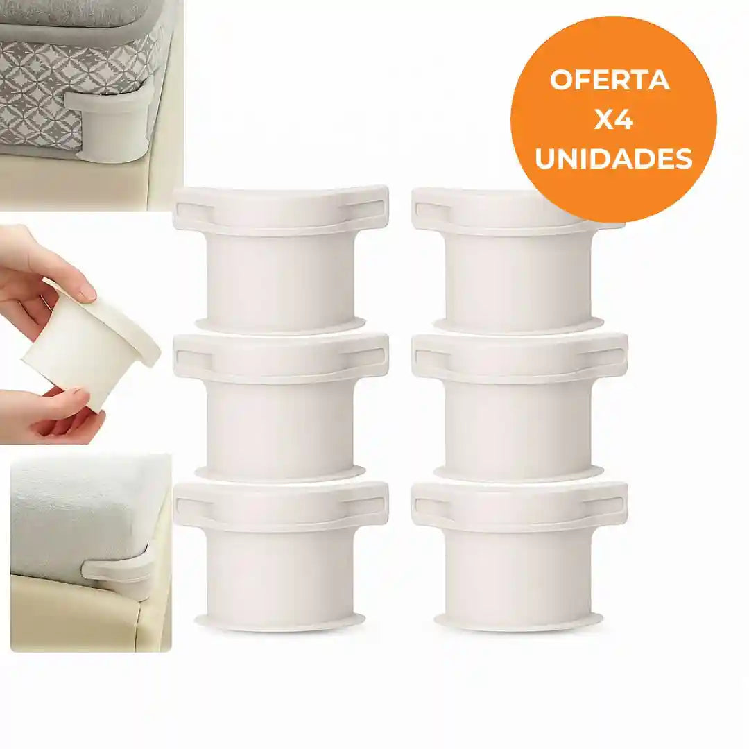 SábanaFirme® PACK X 4 UND Tu sabana queda ajustada sin moverse ni un pelo🎁HOY 40% DCTO🎁