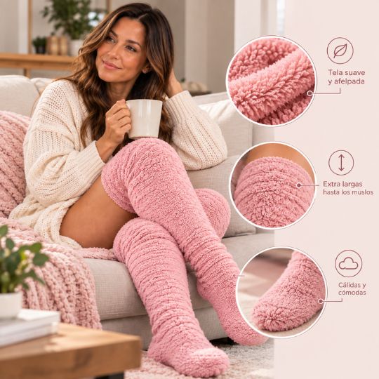 Medias Térmicas Calentitas™ – Mantén tus pies y piernas calientitos por más tiempo