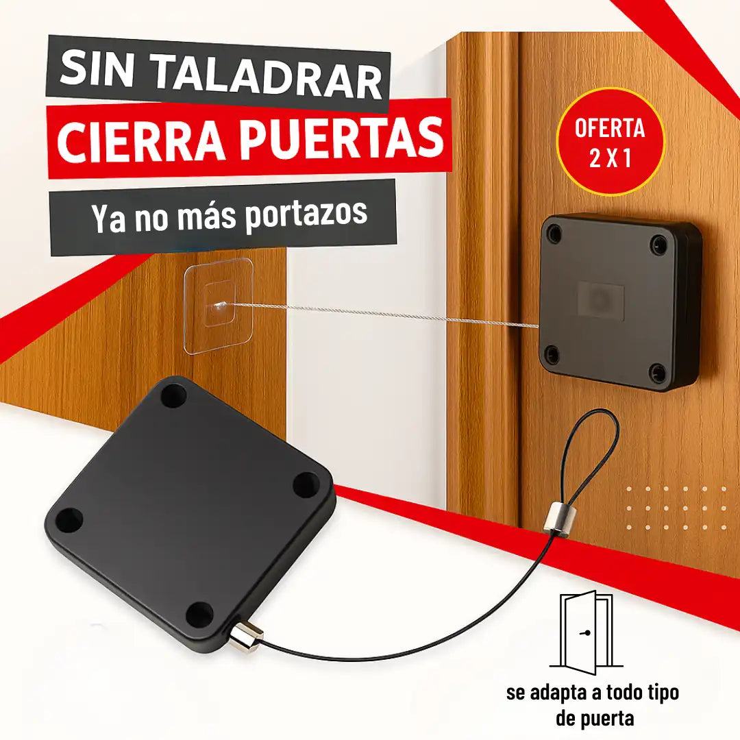 FixDoor® ✨ HOY 2x1 + 40% de descuento – ¡Despreocúpate, se cierra solo!