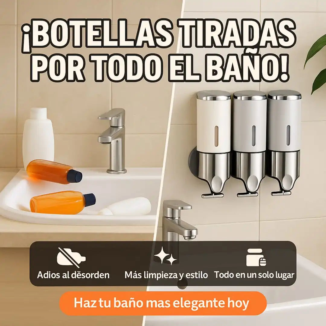✨ Dispenser Luxe® Orden, diseño y comodidad en un solo toque 👉 Transforma tu baño con 40% DCTO