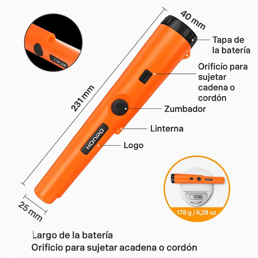 Detector de Metales Pinpointer GP, de alta precisión 🔴 ¡Llévatelo con 40% OFF por tiempo limitado!