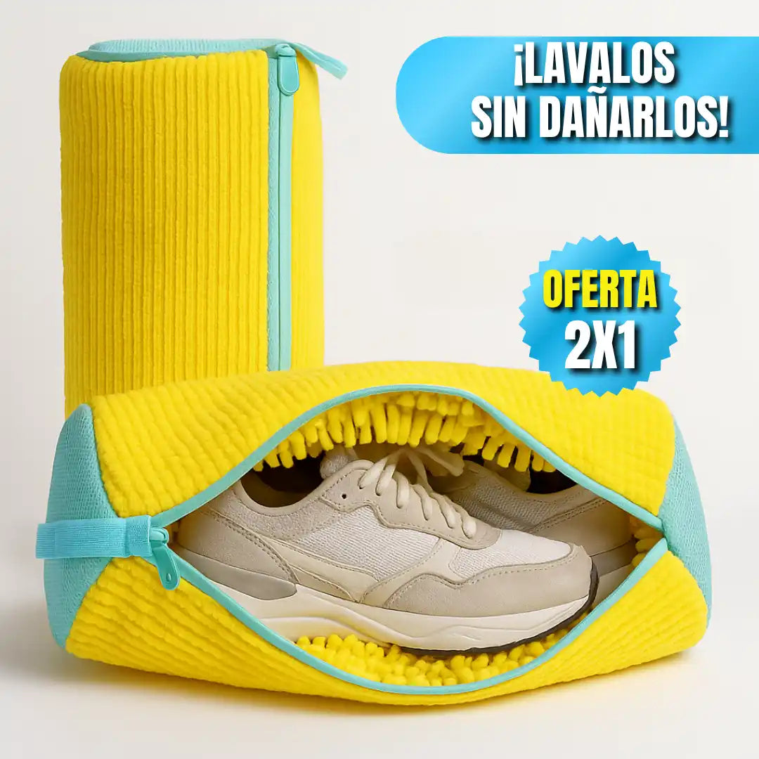 CLEANSHOES OFERTA 2X1 Bolsa Protectora de Calzado para Lavadora