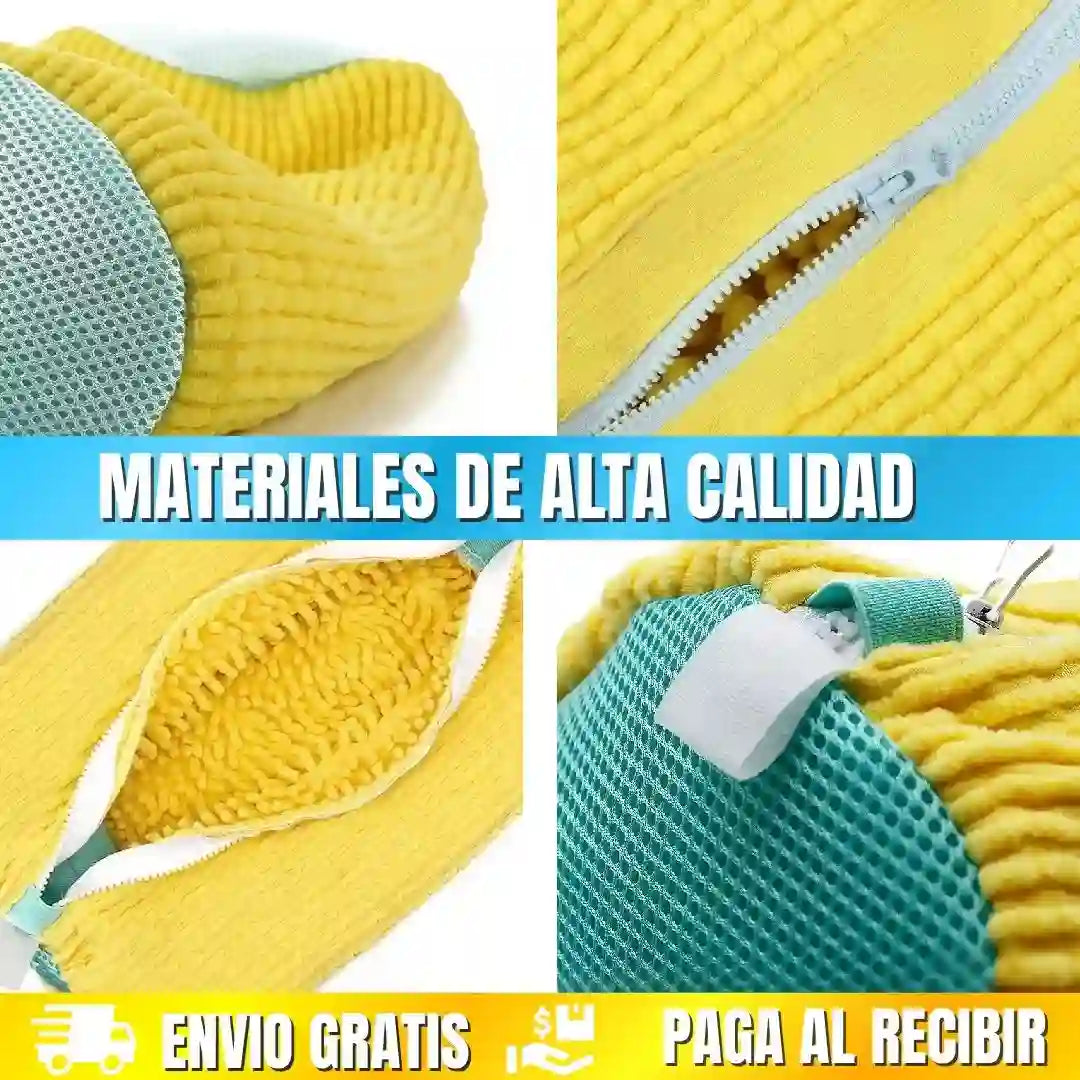 CLEANSHOES OFERTA 2X1 Bolsa Protectora de Calzado para Lavadora