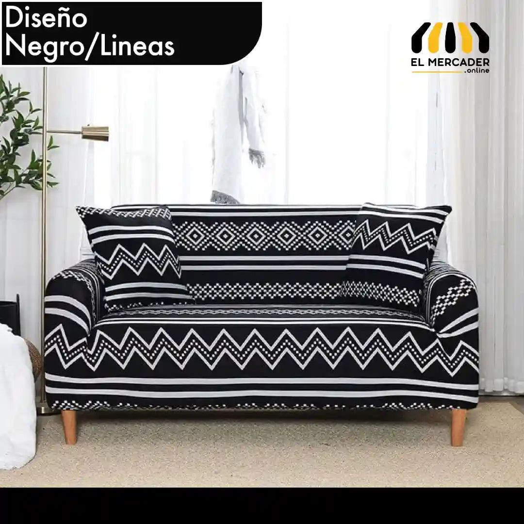 CoverStyle® Funda ajustable para sofa “Protección y diseño para tu sala”