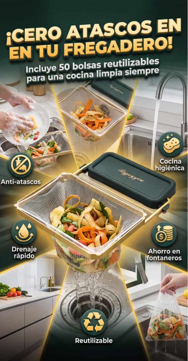 CleanSink Max™ + 50 bolsas de malla desechables 👉 Aprovecha hoy 35% DCTO 🔥