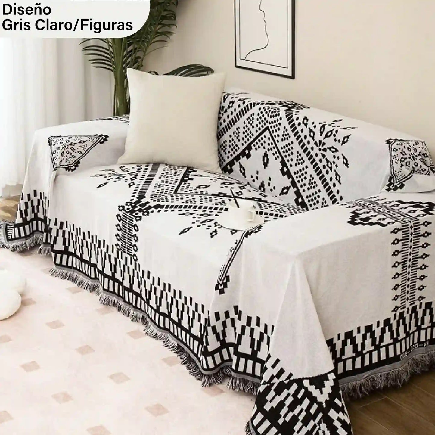 Manta Vintage 🎁 PARA MUEBLES DE 2 0 3 PUESTOS 🎁 Y MUEBLES EN L🎁