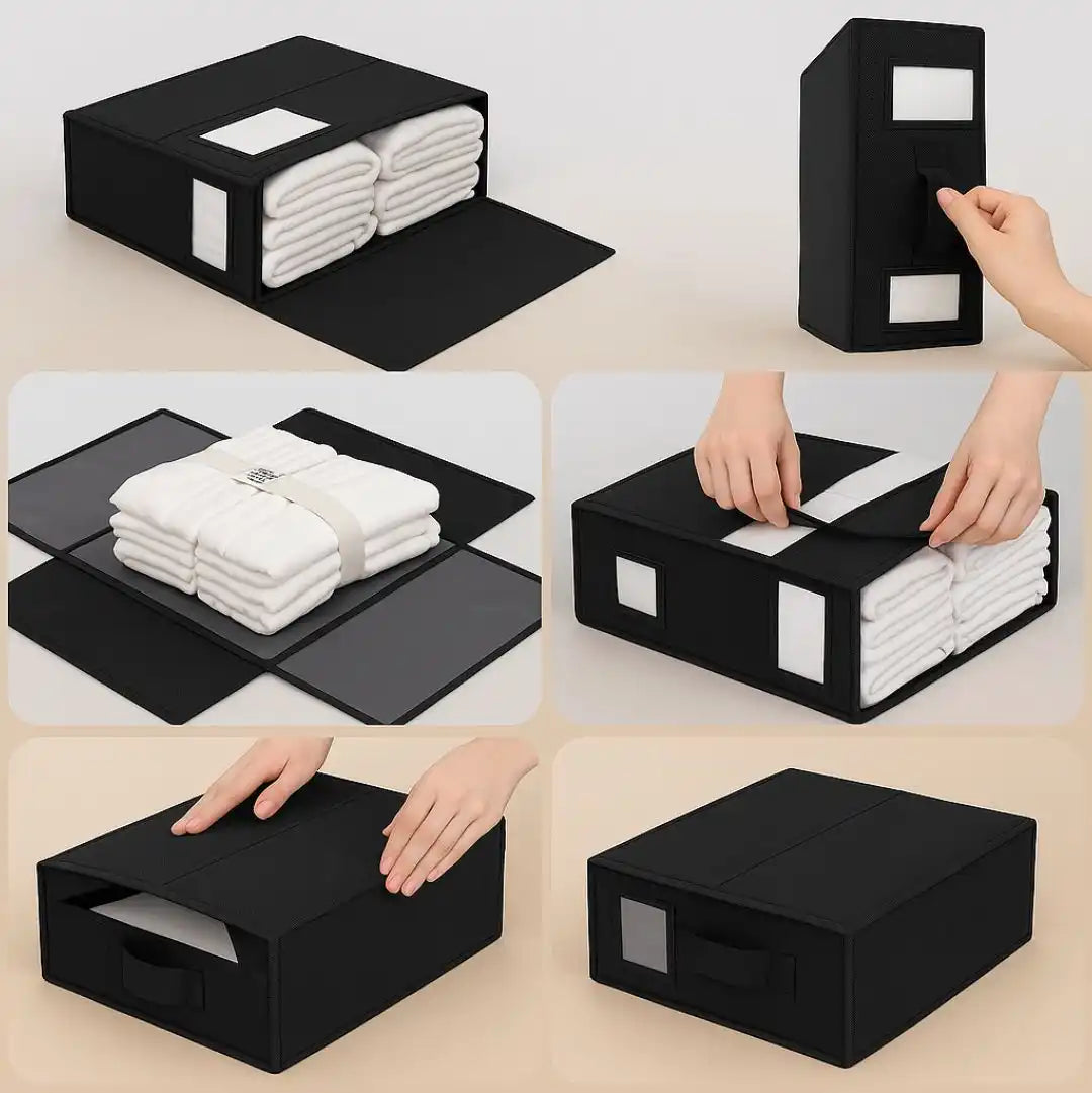 SheetMate® organizador plegable de Sábanas Cobijas y Toallas
