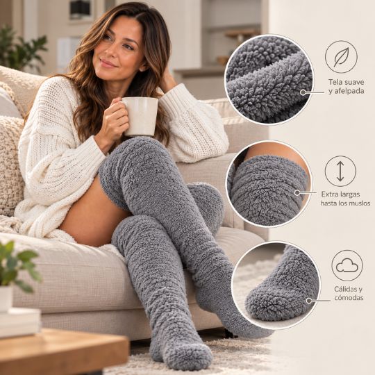 Medias Térmicas Calentitas™ – Mantén tus pies y piernas calientitos por más tiempo