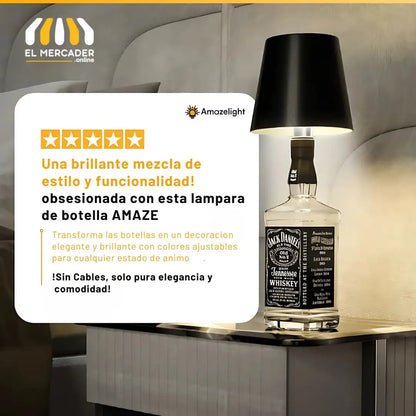 💡Lampara para botella💡La botella que ibas a botar, ahora puede iluminar tu rincón favorito.