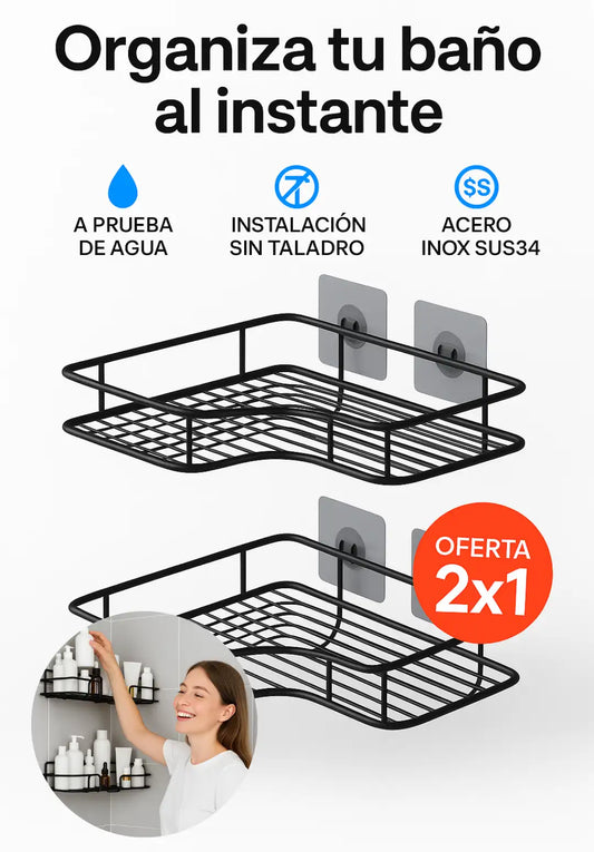MaxiSoporte® Instala sin taladrar y olvídate del desorden en minutos! 🔥hoy 2x1🔥