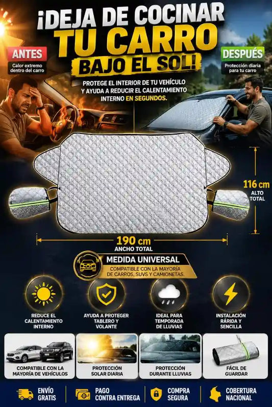 SunGuard™ ☀️ Ayuda a reducir el calentamiento interno del vehículo.