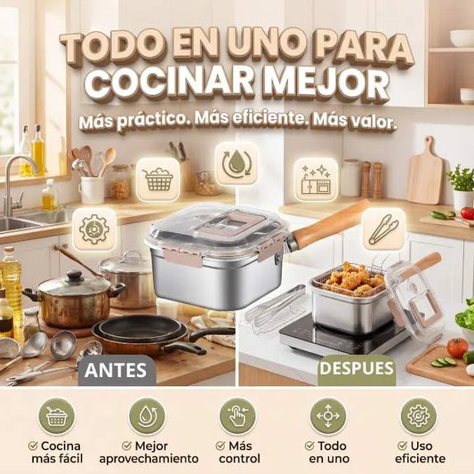 CocinaSmart Pro™: El sistema 4 en 1 que simplifica tu cocina🧠 cocinas más fácil, más limpio y sin complicarte 🧼