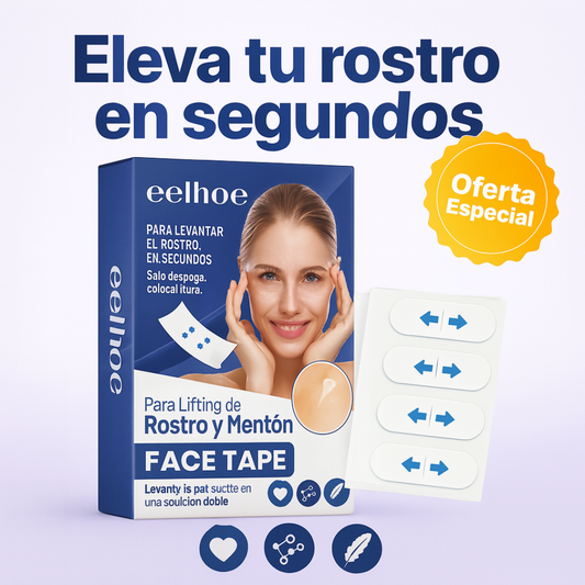 VivaLift® Cintas Reafirmantes para el Rostro Realza tu Belleza Natural 🔥HOY 40%🔥