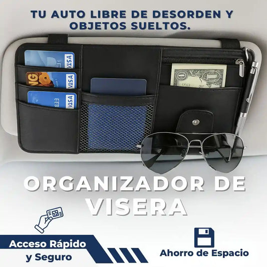 ViserPro® Organizador para carro en CUERO🎁HOY 40% DCTO🎁