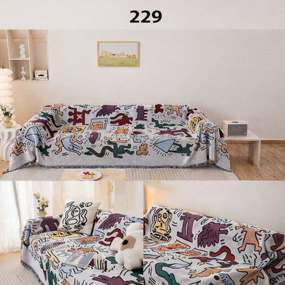 Manta Vintage 🎁 PARA MUEBLES DE 2 0 3 PUESTOS 🎁 Y MUEBLES EN L🎁
