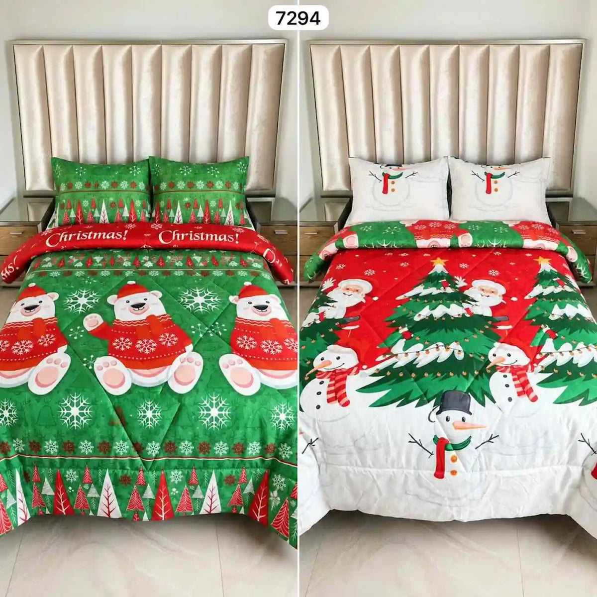 Navidream® Edredon Doble Faz Cama Doble Navidad