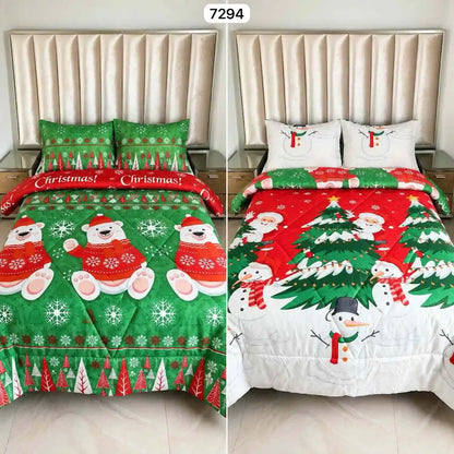 Navidream® Edredon Doble Faz Cama Doble Navidad