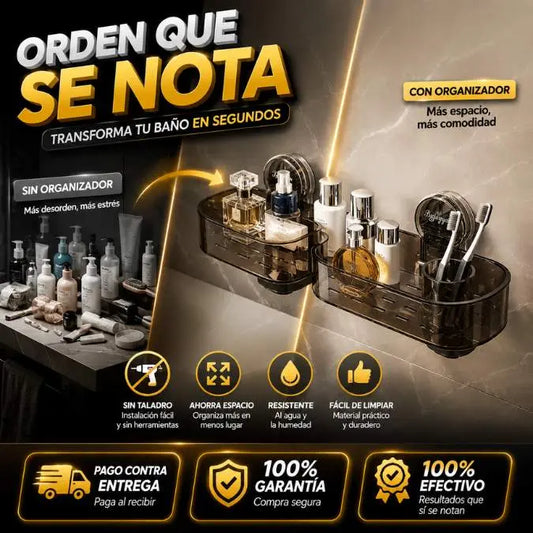 SpaceFix™ — Elimina el desorden del baño — Más espacio, menos caos