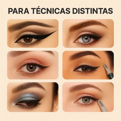 Delineador de Ojos en Gel + Pincel de Silicona|Precisión a prueba de agua