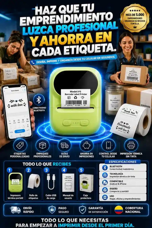 LabelPro™ Crea etiquetas para organizar, identificar y personalizar cualquier espacio o producto.