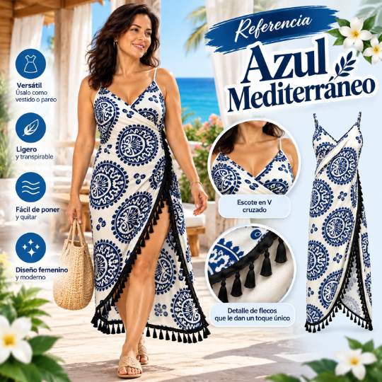 Vestido Pareo Alma™ – Un solo diseño para sentirte cómoda y verte increíble