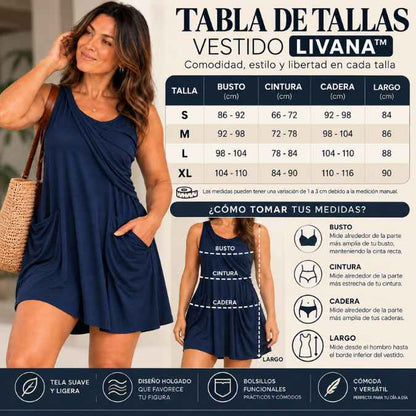 Vestido LIVANA™ – Muévete con Libertad y Luce Hermosa Sin Sacrificar Comodidad