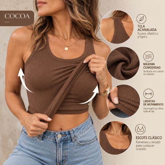 BLUSA 2 EN 1 CON BRASIER INTEGRADO – VÍSTETE CÓMODA EN UNA SOLA PRENDA