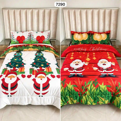 Navidream® Edredon Doble Faz Cama Doble Navidad