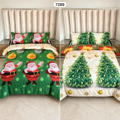 Navidream® Edredon Doble Faz Cama Doble Navidad