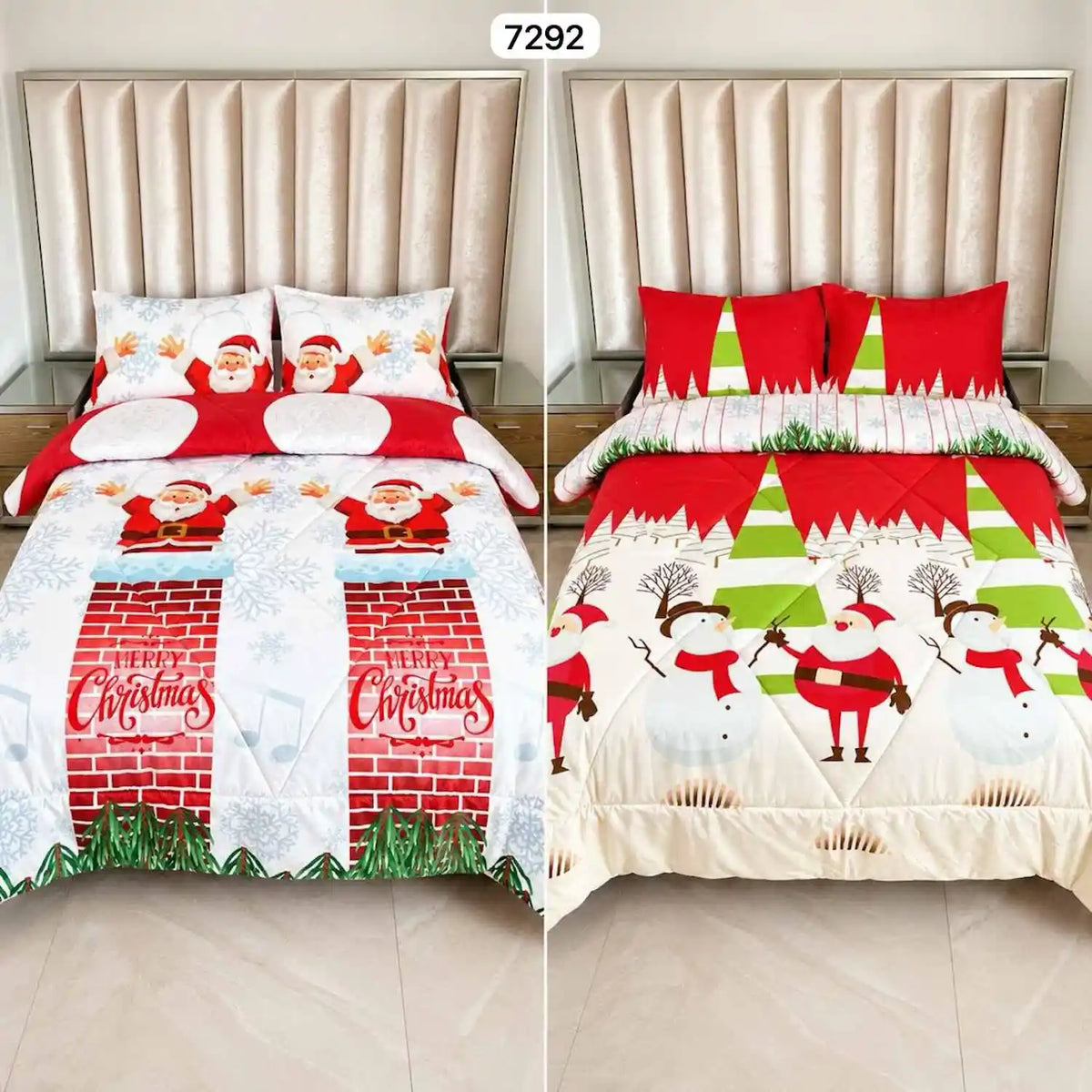 Navidream® Edredon Doble Faz Cama Doble Navidad