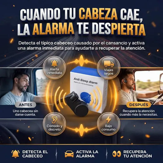 AlertaDrive™ Alarma Antisueño para Conductores