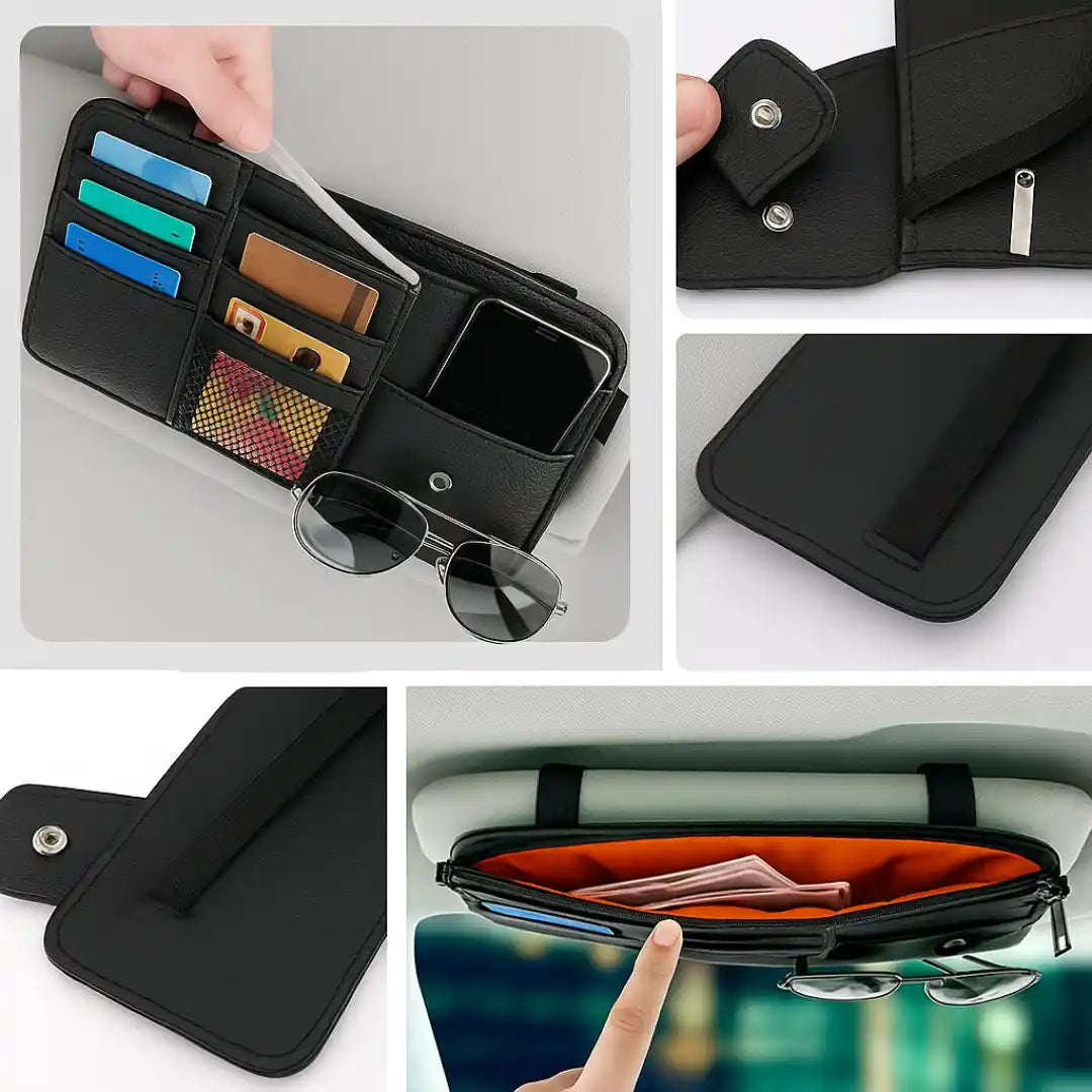ViserPro® Organizador para carro en CUERO🎁HOY 40% DCTO🎁