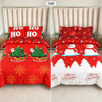 Navidream® Edredon Doble Faz Cama Doble Navidad