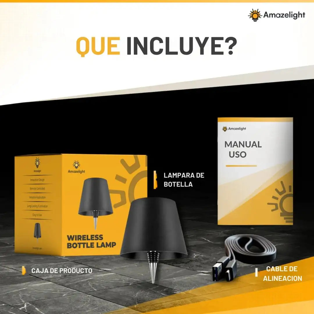 💡Lampara para botella💡La botella que ibas a botar, ahora puede iluminar tu rincón favorito.