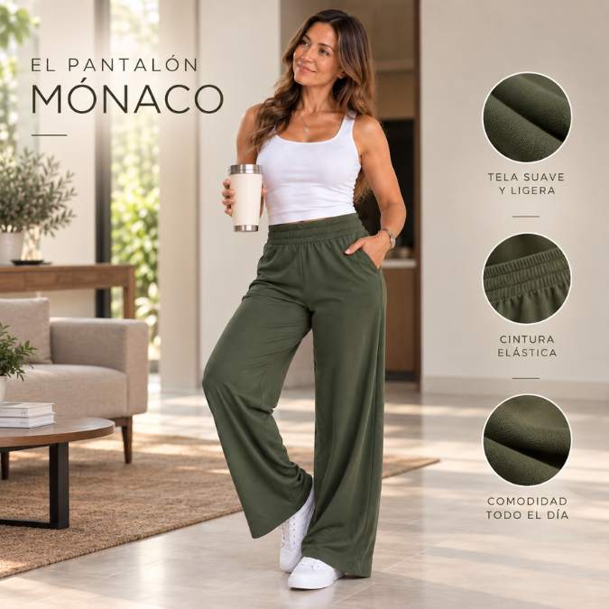 PANTALÓN MÓNACO — COMODIDAD Y ESTILO PARA TODOS TUS DÍAS