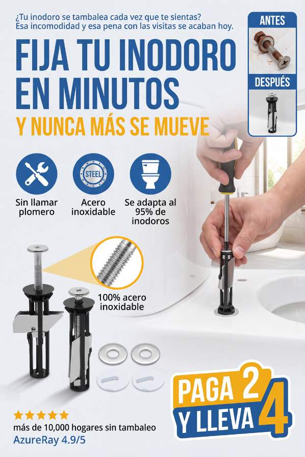 OFERTA X 4 UND Perno Para Tapa De Inodoro