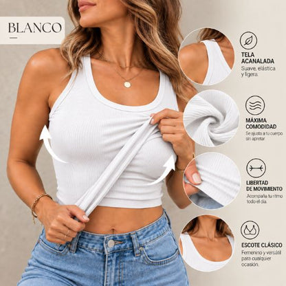 BLUSA 2 EN 1 CON BRASIER INTEGRADO – VÍSTETE CÓMODA EN UNA SOLA PRENDA