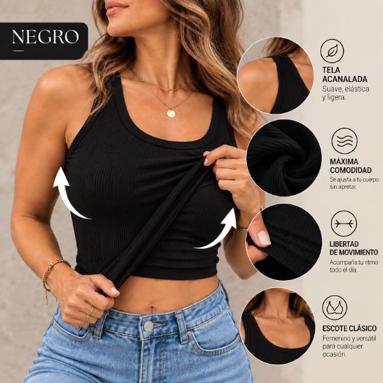 BLUSA 2 EN 1 CON BRASIER INTEGRADO – VÍSTETE CÓMODA EN UNA SOLA PRENDA