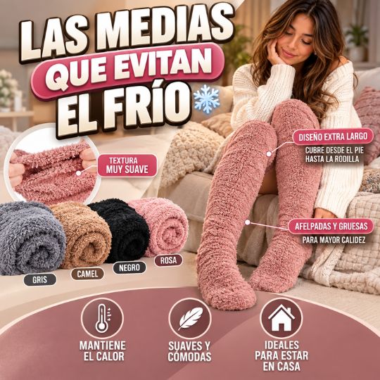 Medias Térmicas Calentitas™ – Mantén tus pies y piernas calientitos por más tiempo