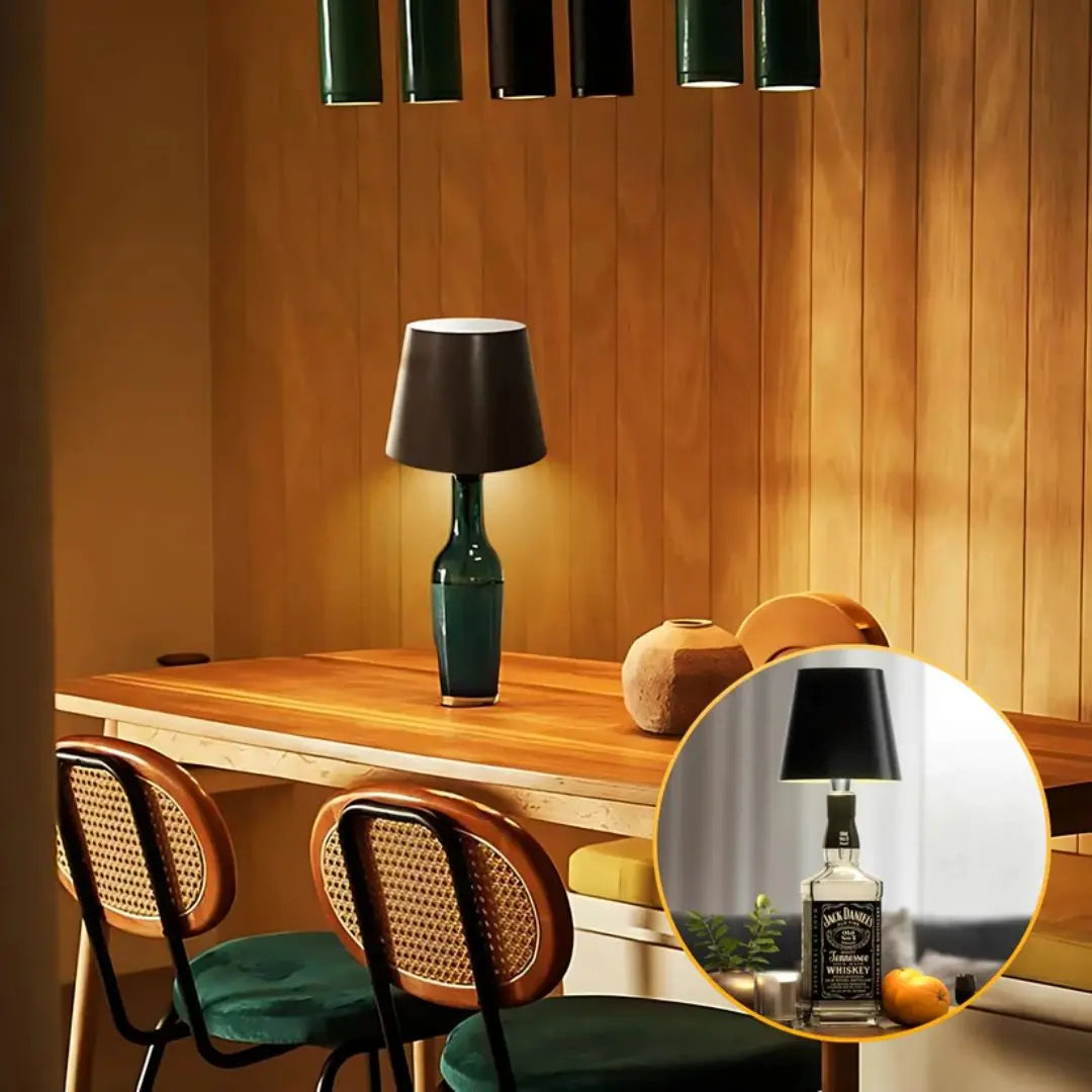 💡Lampara para botella💡La botella que ibas a botar, ahora puede iluminar tu rincón favorito.