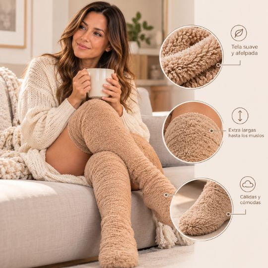 Medias Térmicas Calentitas™ – Mantén tus pies y piernas calientitos por más tiempo