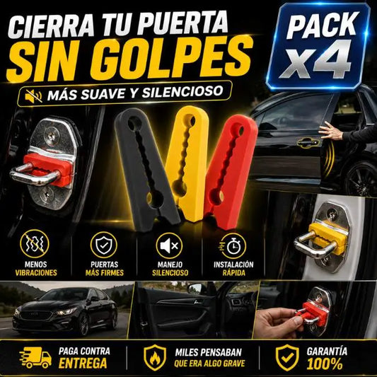 Amortiguador Antiruido Para Carro | pack de 4 | Haz Que Tu Carro Se Sienta Más Firme 🚗 |  Cierre Más Suave