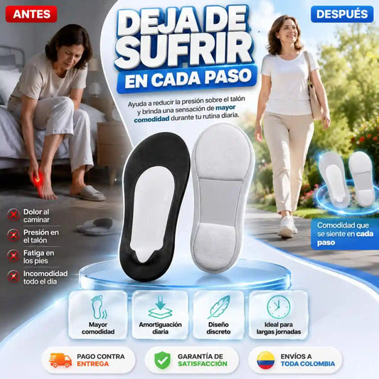 RECUFLEX™🦶Disminuye la sensación de impacto en cada paso para caminar con mayor comodidad.