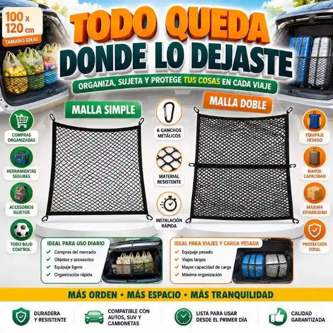 OrderNet™ Convierte el caos en organización - Encuentra todo más rápido - Mantiene tus pertenencias en su lugar