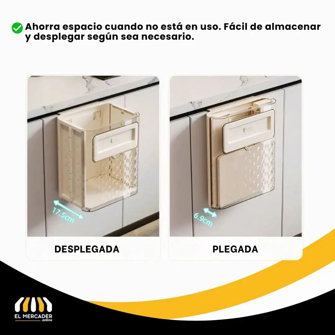 CANECA DE BASURA PLEGABLE PARA LA COCINA