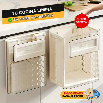 CANECA DE BASURA PLEGABLE PARA LA COCINA