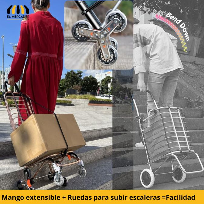 Carrito De Compras🛒 Sube tus compras fácilmente, sin cargas pesadas💪