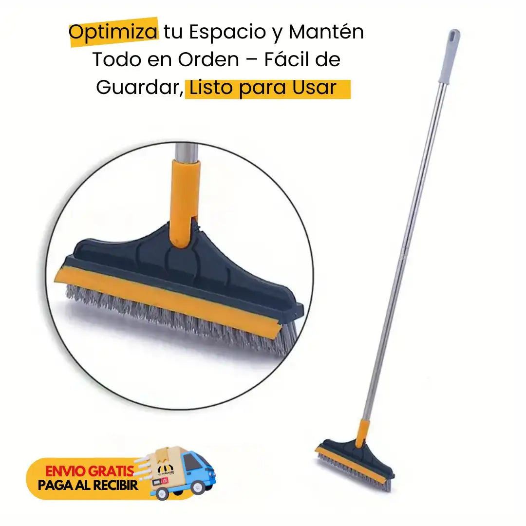 Cepillo LimpiaMax 3 EN 1 - LIMPIA RESTREGA Y DESINFECTA CADA RINCON DE TU BAÑO