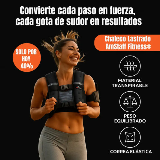 AmStaff Fitness® Chaleco Lastrado Ultra compacto (5KL)🔥40% OFF🔥
