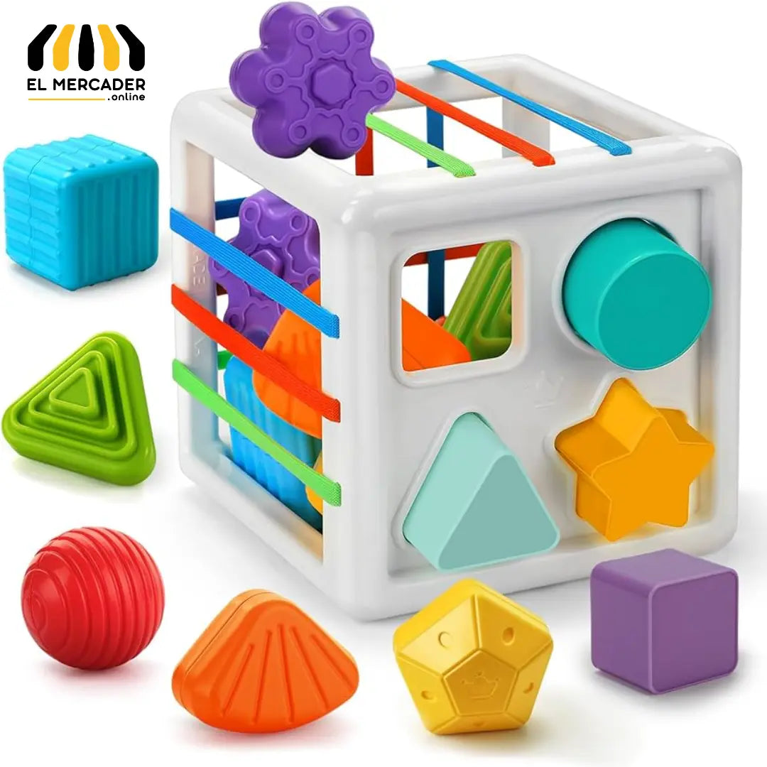 SENSORYCUBE CUBO DE EXPLORACIÓN SENSORIAL | ESTIMULACIÓN TEMPRANA PARA TU BEBÉ